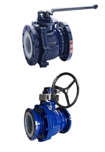 PTFE & PFA Lined Ball Valves