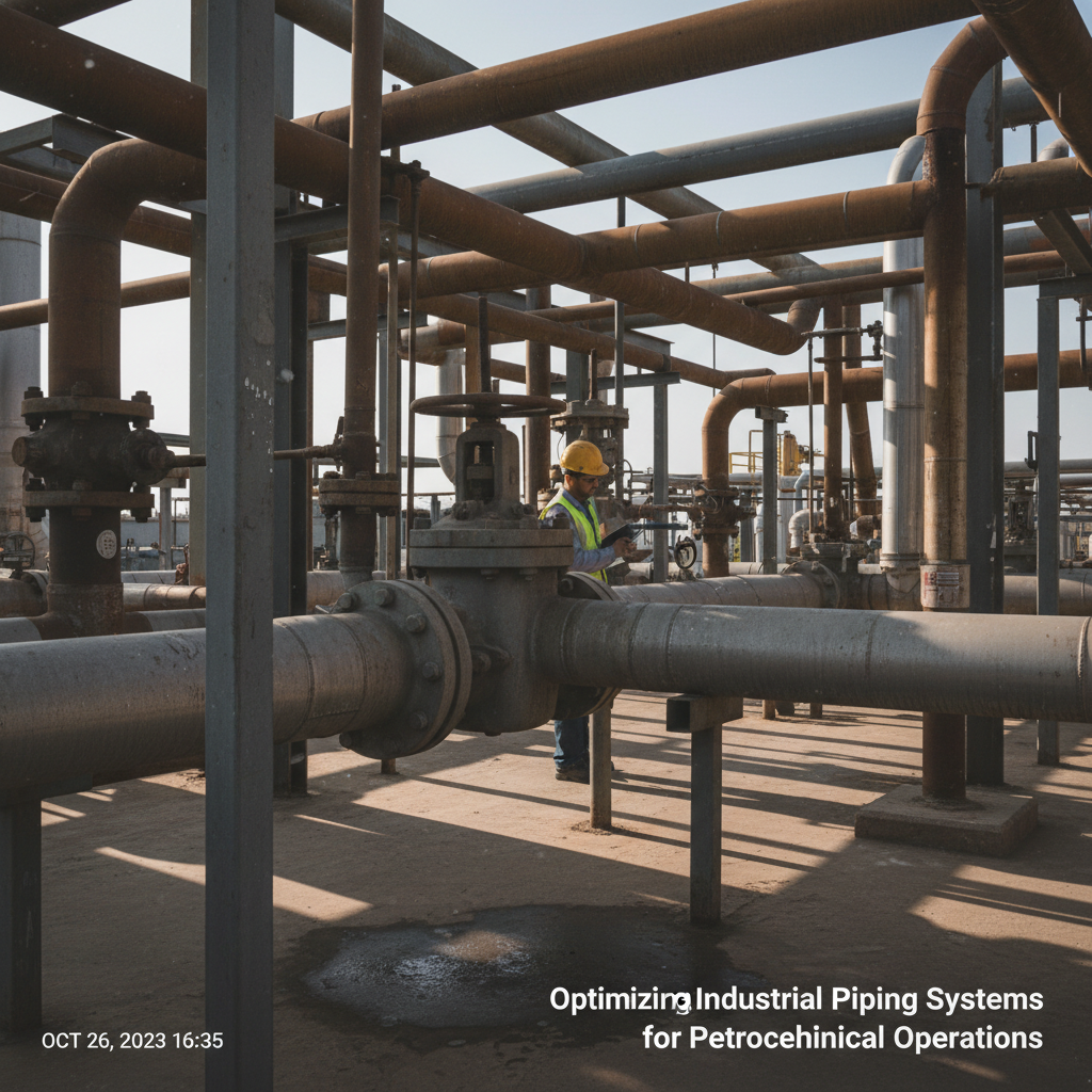 optimize piping for petrochemical plants illustration