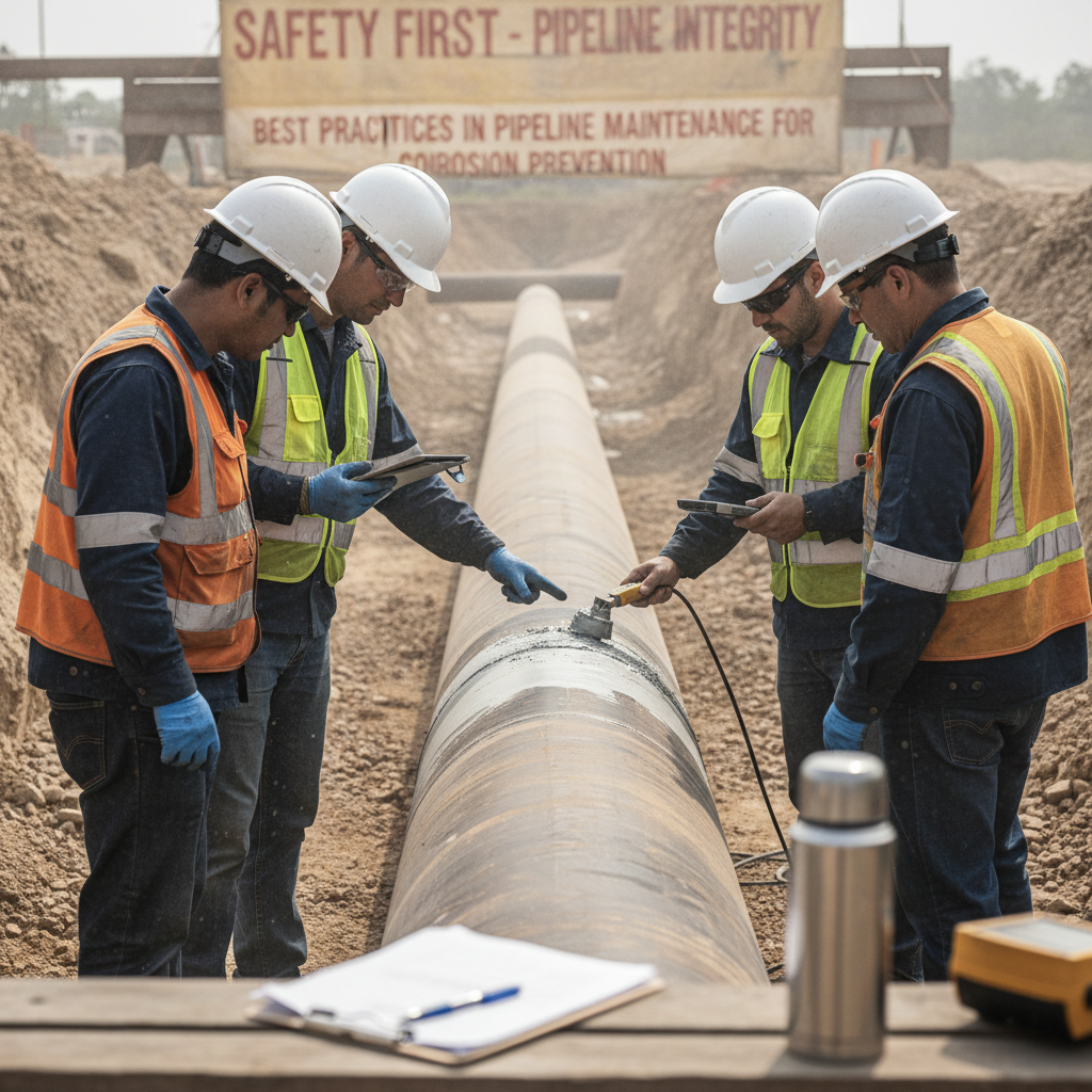 pipeline maintenance corrosion prevention illustration