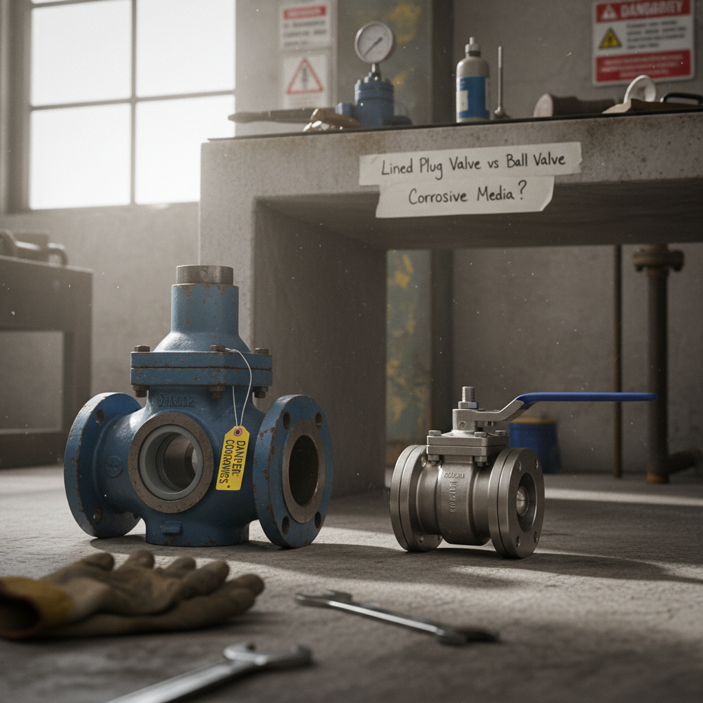 lined plug valve vs ball valve illustration