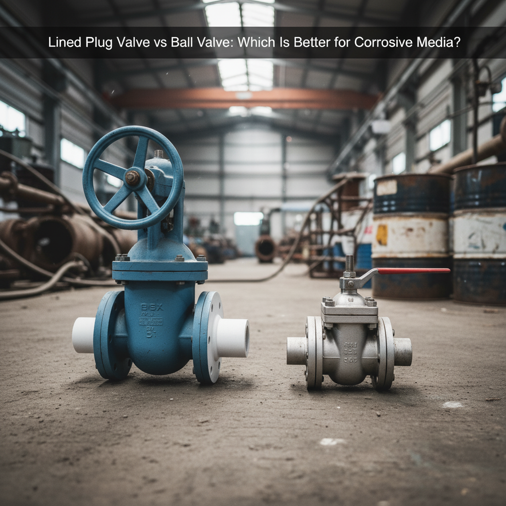 PTFE lining in plug valves illustration