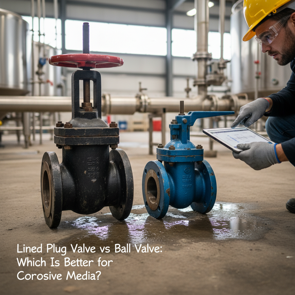 lined plug valve vs ball valve illustration