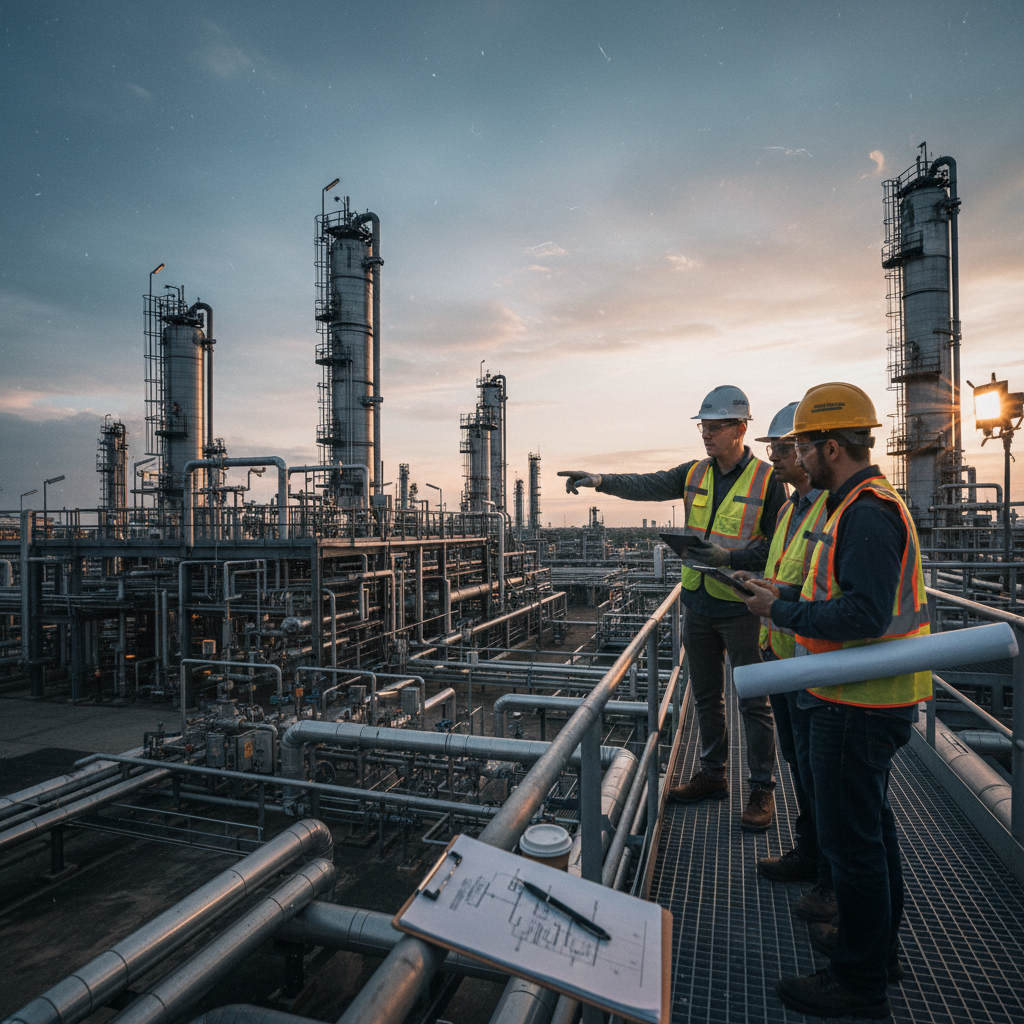 engineering solutions for petrochemical plants illustration